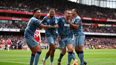 Arsenal 0-2 Aston Villa 3