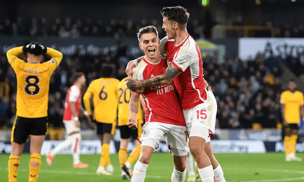 Wolverhampton 0-2 Arsenal 1 (1)