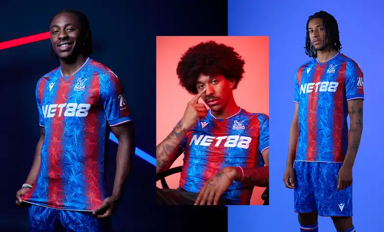 Crystal Palace với hợp đồng tài trợ trên áo đấu từ Net88 - Arsenal Việt Nam