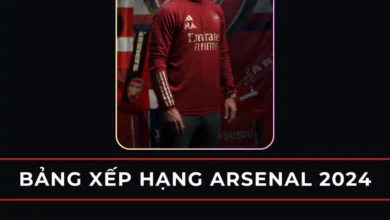 Bảng xếp hạng Arsenal Việt Nam