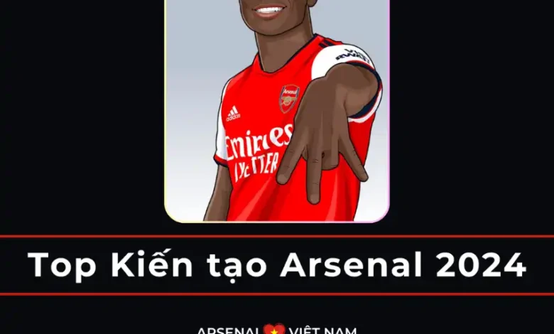 Top Kiến tạo Arsenal 2024